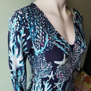 LILLY PULITZER Coral Dress Good Reef Beautiful!